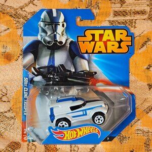 Hot Wheels Star Wars 501st Clone Trooper Diecast Toy Car Vehicle 2014 CGW35